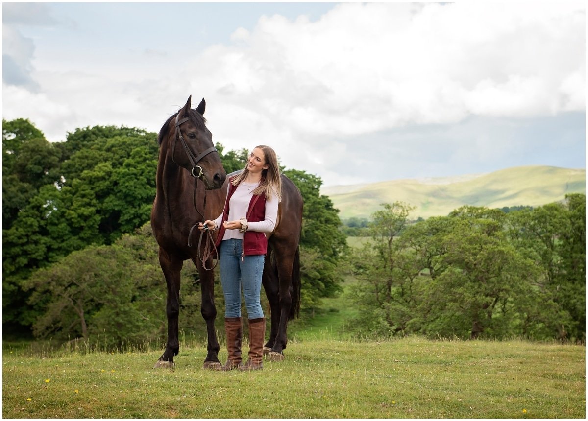 Sarah & Rio, the perfect team – Equine Portrait Session in the Eden Valley