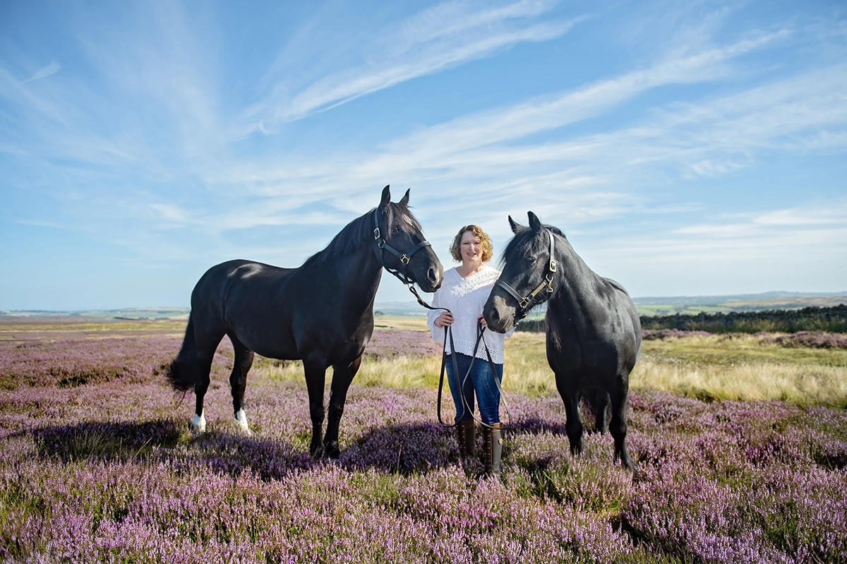 Horse Photoshoot on the moor in County Durham. By Emma Campbell.