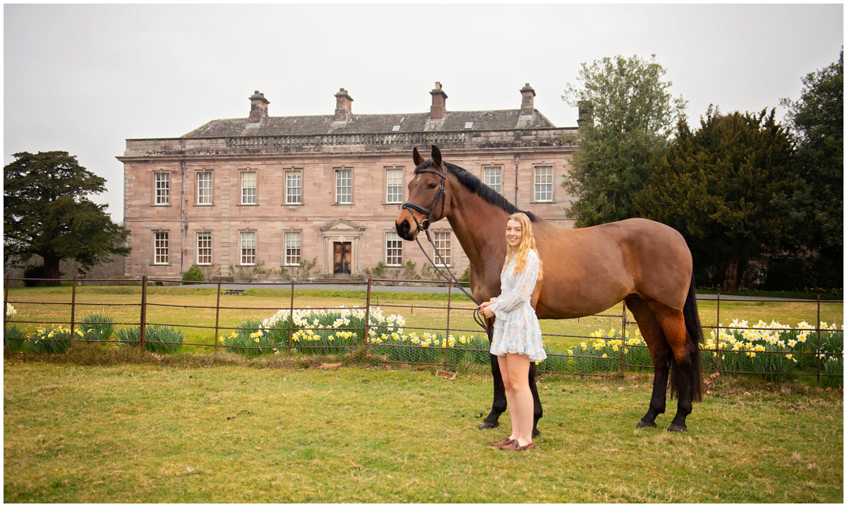Spring Photoshoot - Dalemain House, Lake District - Horse Photoshoot