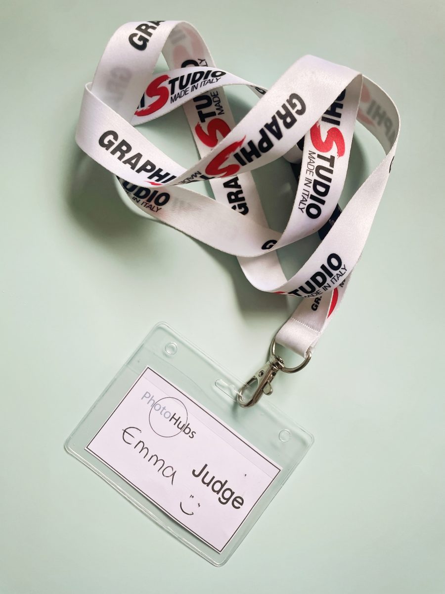 Emma's judge pass for the UK Print Photography Awards