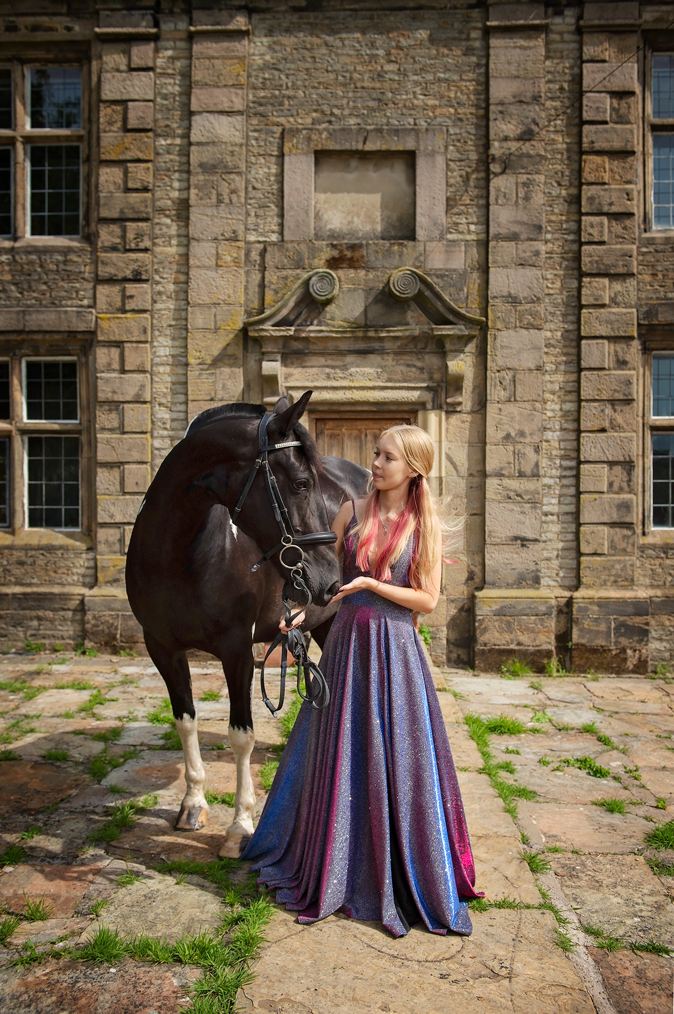 Your special horse photoshoot - at your prom. Photographed by Emma Campbell. Lancashire