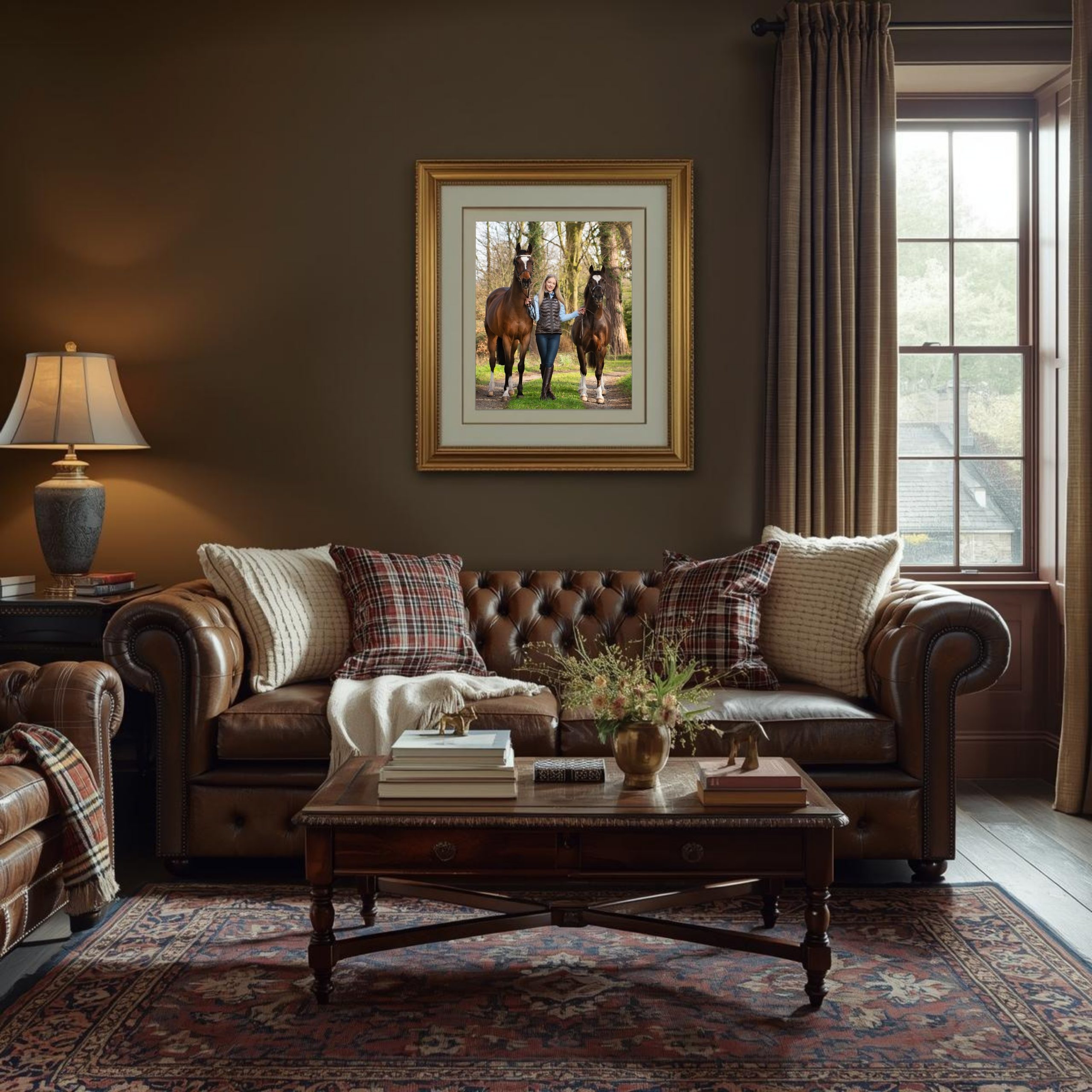 Country Living with your personalised wall art - by Emma Campbell horse Photographer