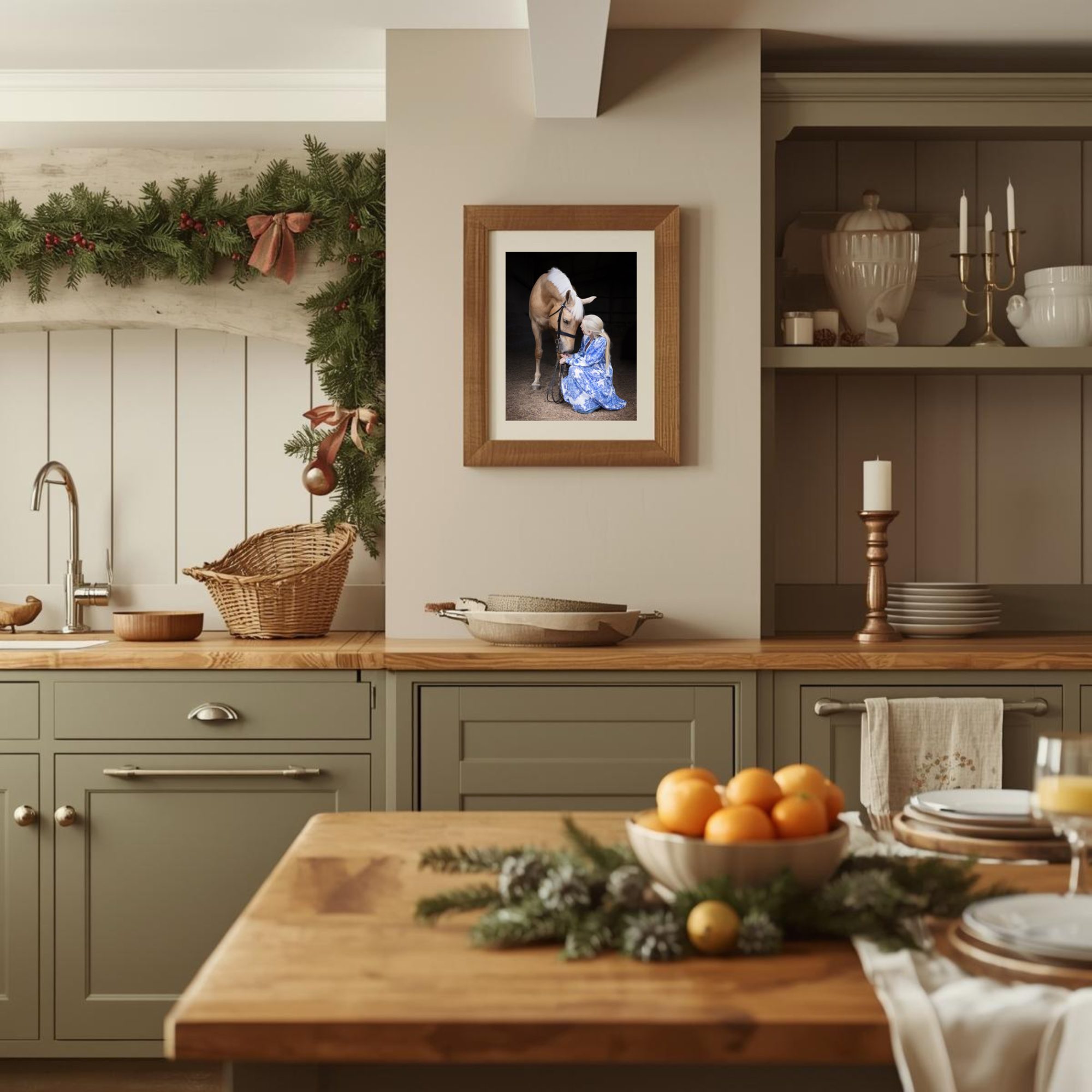 Equine Portrait in the Kitchen by Emma Campbell